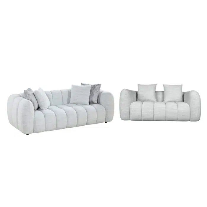 Aria Fabric 3 & 2 Seater Sofa Set