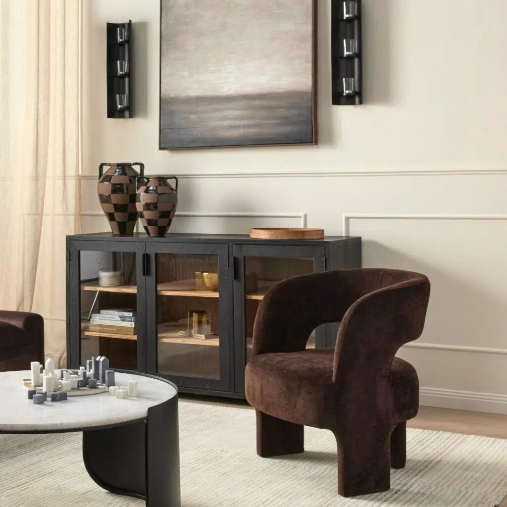 Austin Buffet Unit with Glass Doors