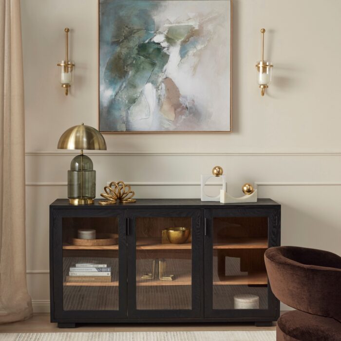 Austin Buffet Unit with Glass Doors