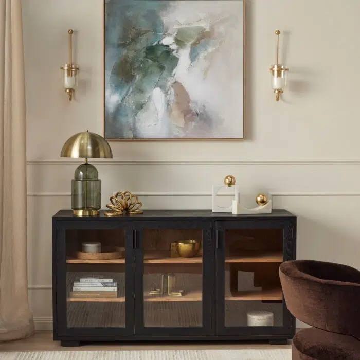 Austin Buffet Unit with Glass Doors