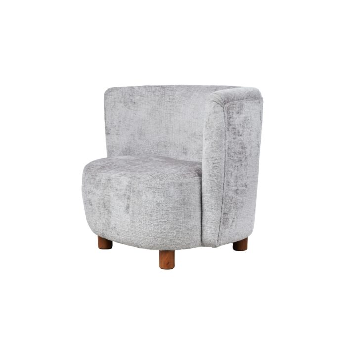 Chenille Armchair – Grey