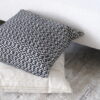 Yarra Cushion 55cm - Black / Natural