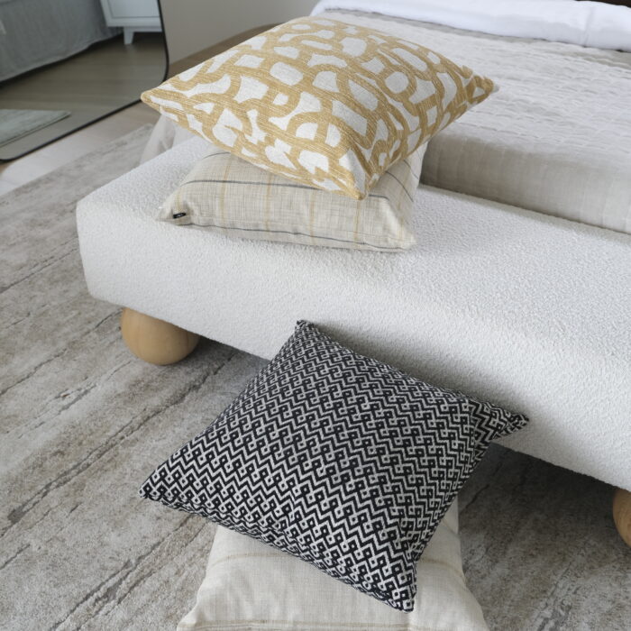 55cm feather cushion perfect for sofas and beds