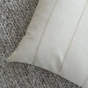 55cm cushion with soft feather filling and removable cover