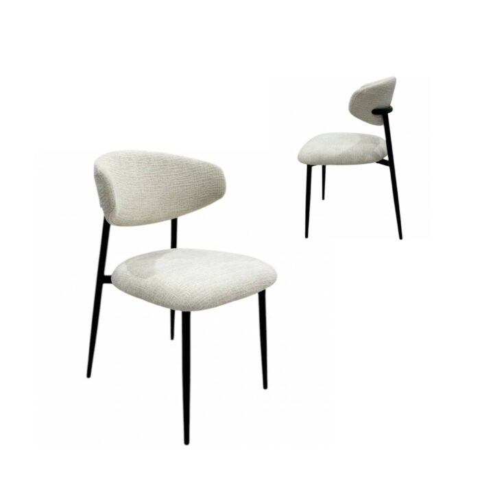 Kansas Dining Chair – Beige (set of 2)