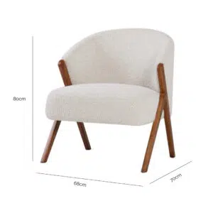 Lennox Arm Chair Bisque