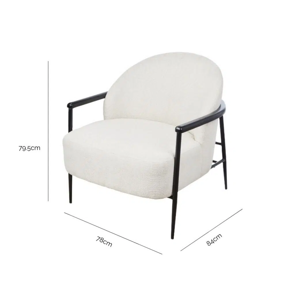 Miles Armchair Cream