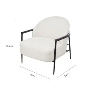 Miles Armchair Cream