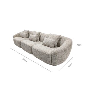 Nora 4 Seater Modular Sofa