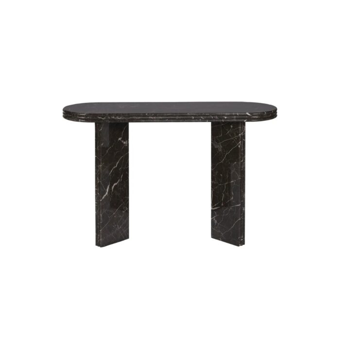 Andre Marble Console Table – Black