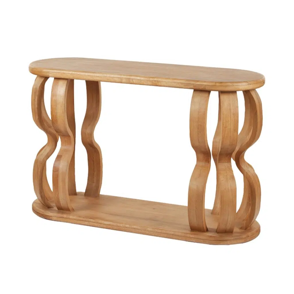 Brown Billow Console Table for hallway or living room