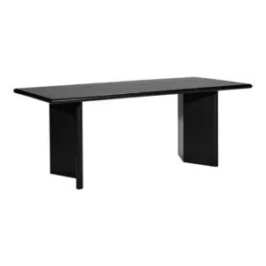 Montauk Dining Table - 2m black wood dining table