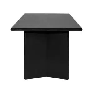 Montauk Dining Table 2m black with detailed dimensions