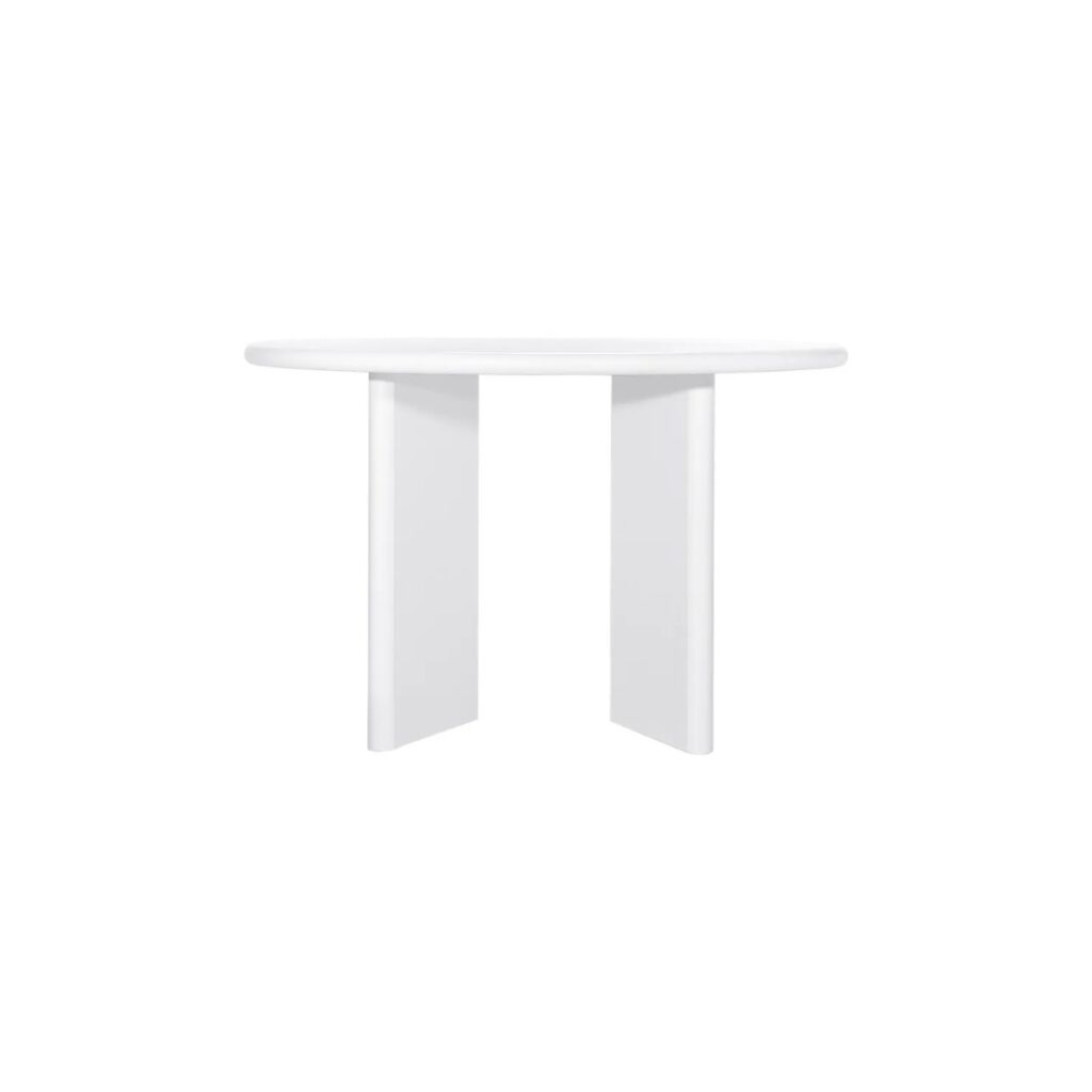 Montauk Round Dining Table - 1.2m White