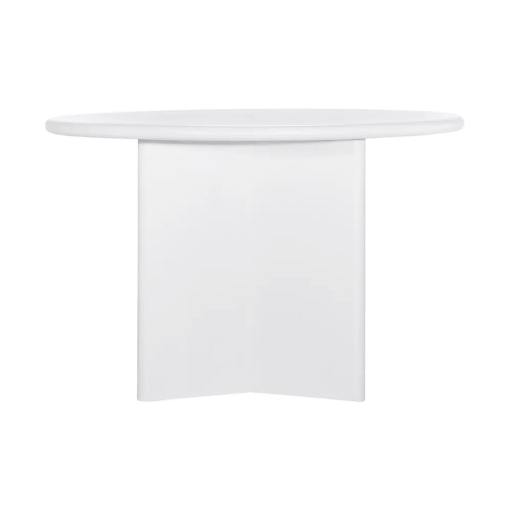 Montauk Round Dining Table - 1.2m White