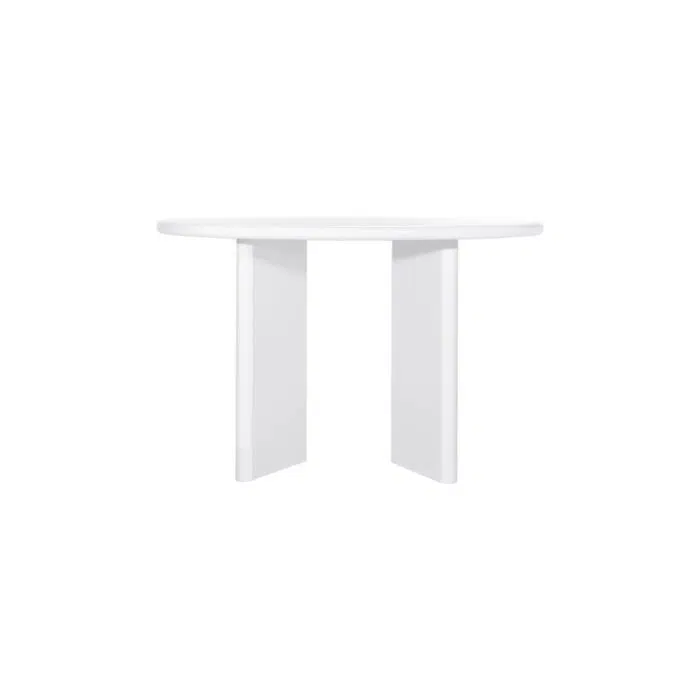 Montauk Round Dining Table – 1.2m White