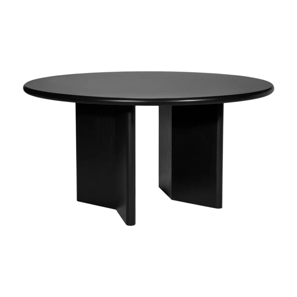 Montauk Round Dining Table - 1.5m Black