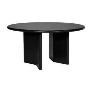 Montauk Round Dining Table - 1.5m Black