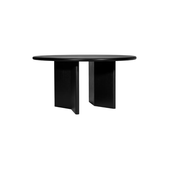 Montauk Round Dining Table – 1.5m Black
