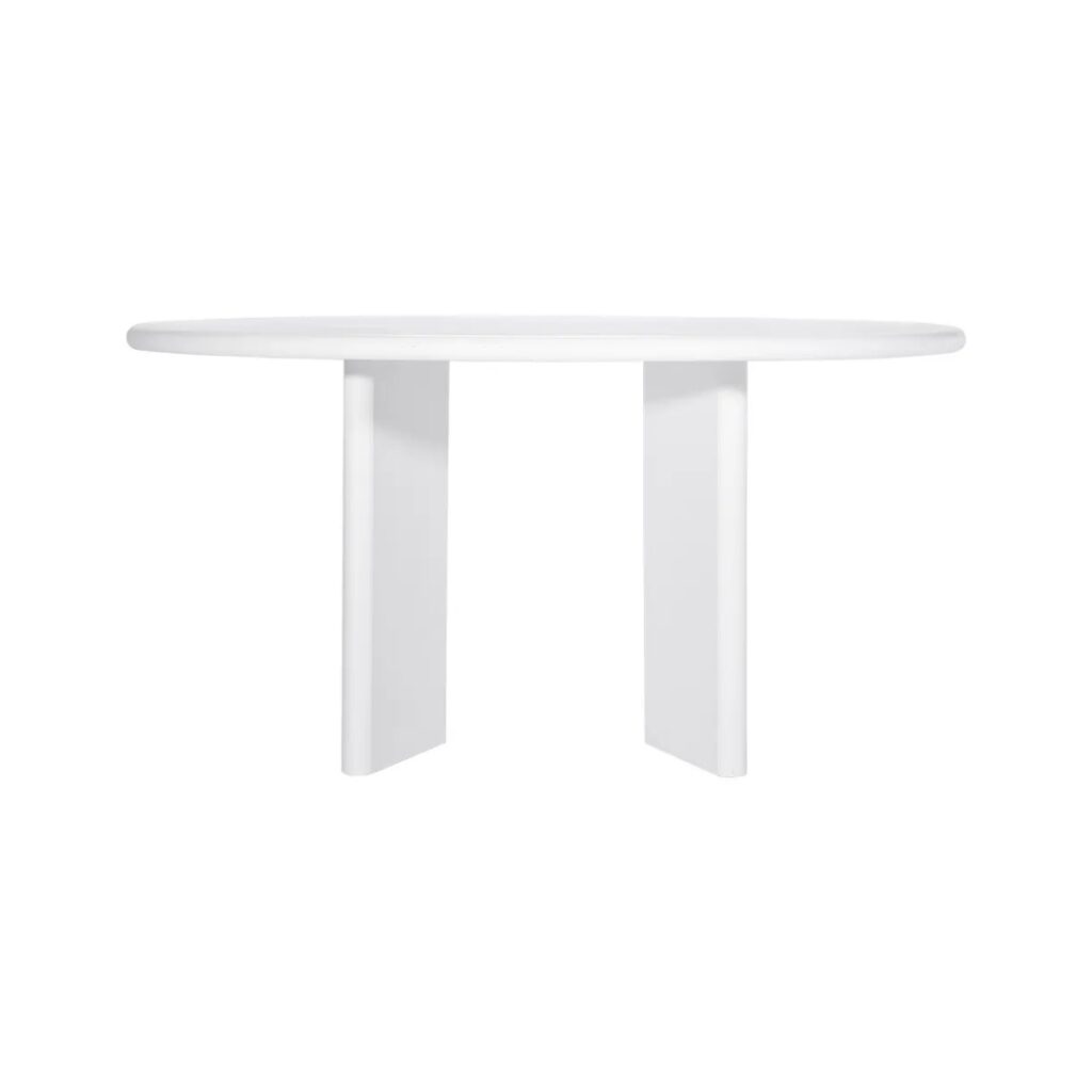 Montauk Round Dining Table - 1.5m White