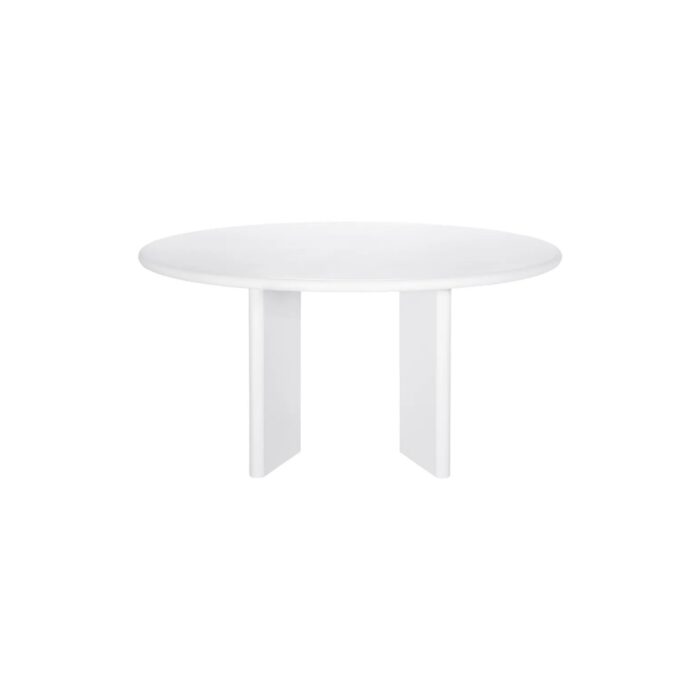Montauk Round Dining Table – 1.5m White