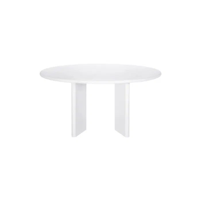 Montauk Round Dining Table – 1.5m White