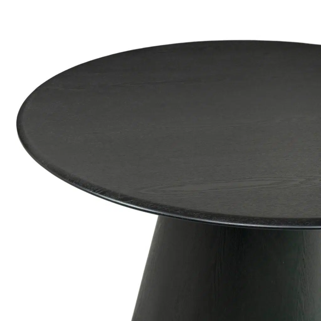 Oliver Round Dining Table Black 120cm