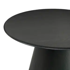 Oliver Round Dining Table Black 120cm
