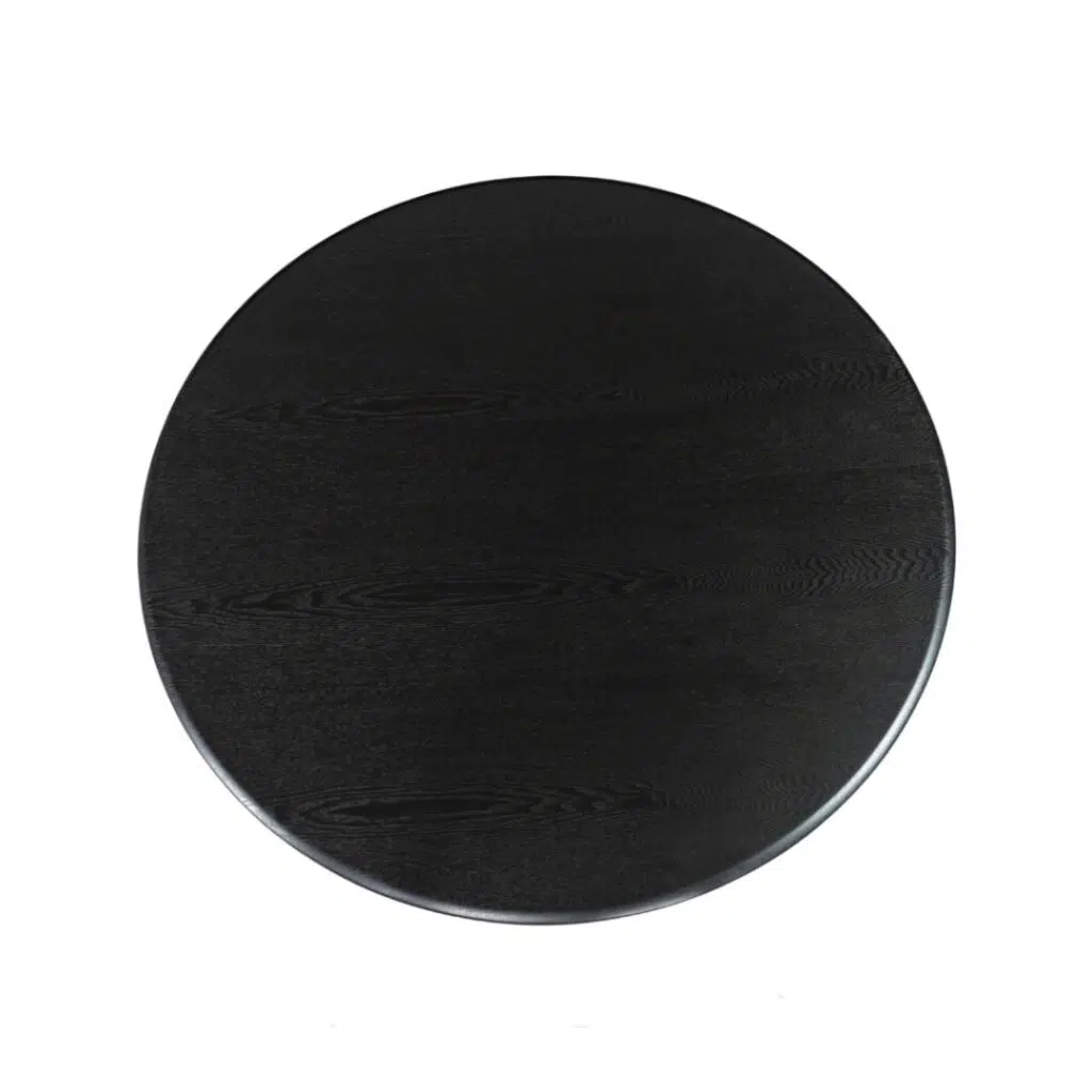 Oliver Round 120cm Black Dining Table