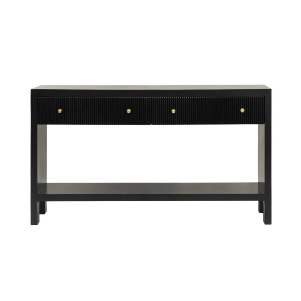 Ariana 140cm Console Table - Black