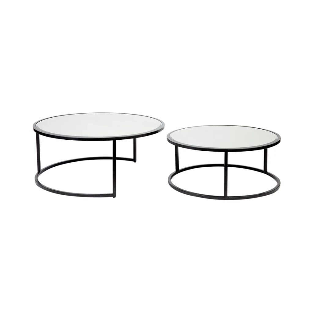 Serene Nesting Coffee Tables - Black