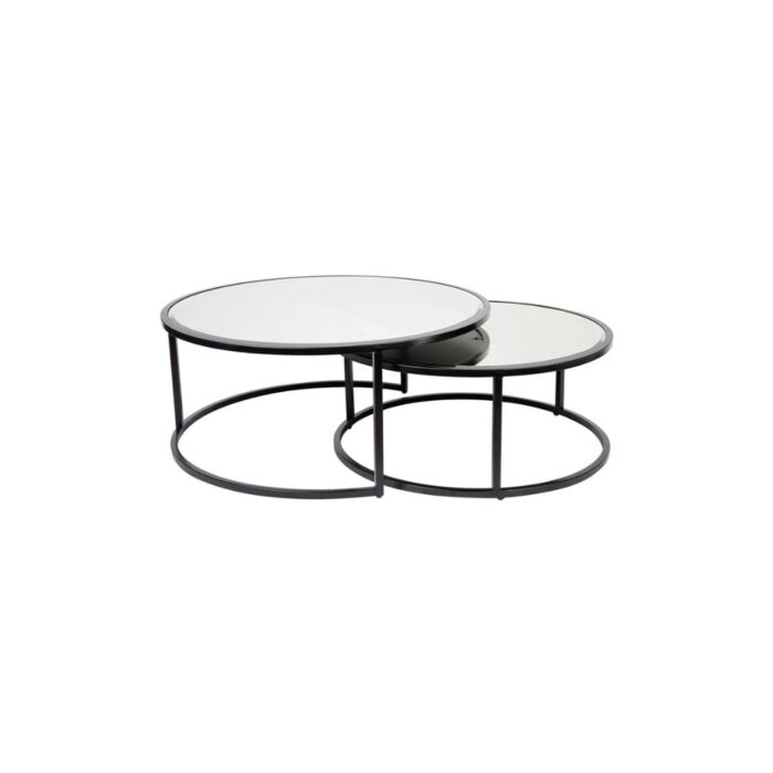 Serene Nesting Coffee Tables – Black