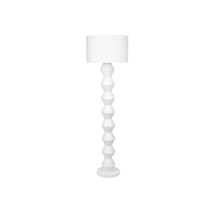 Abstract Floor Lamp – White