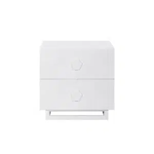 Alton Bedside Table Large White
