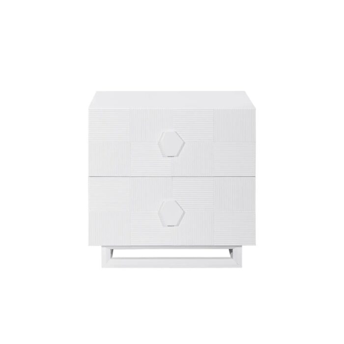 Alton Bedside Table – Large White