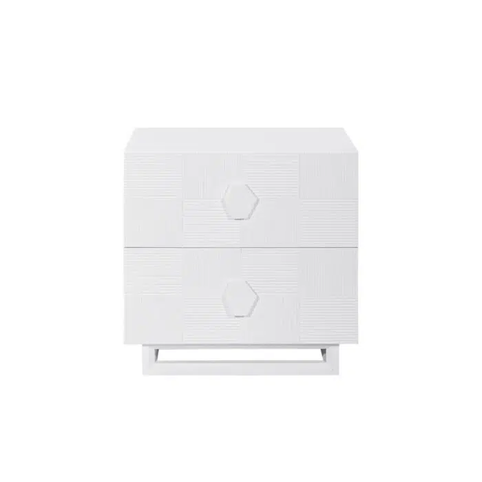 Alton Bedside Table – Large White