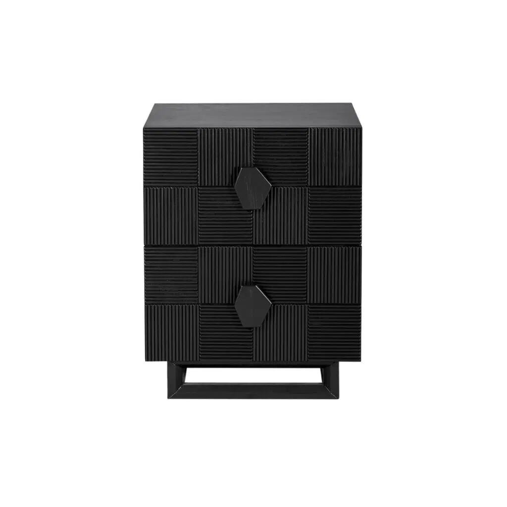 Alton Bedside Table Small Black