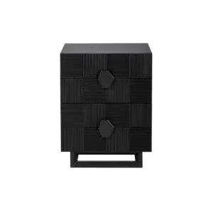 Alton Bedside Table Small Black