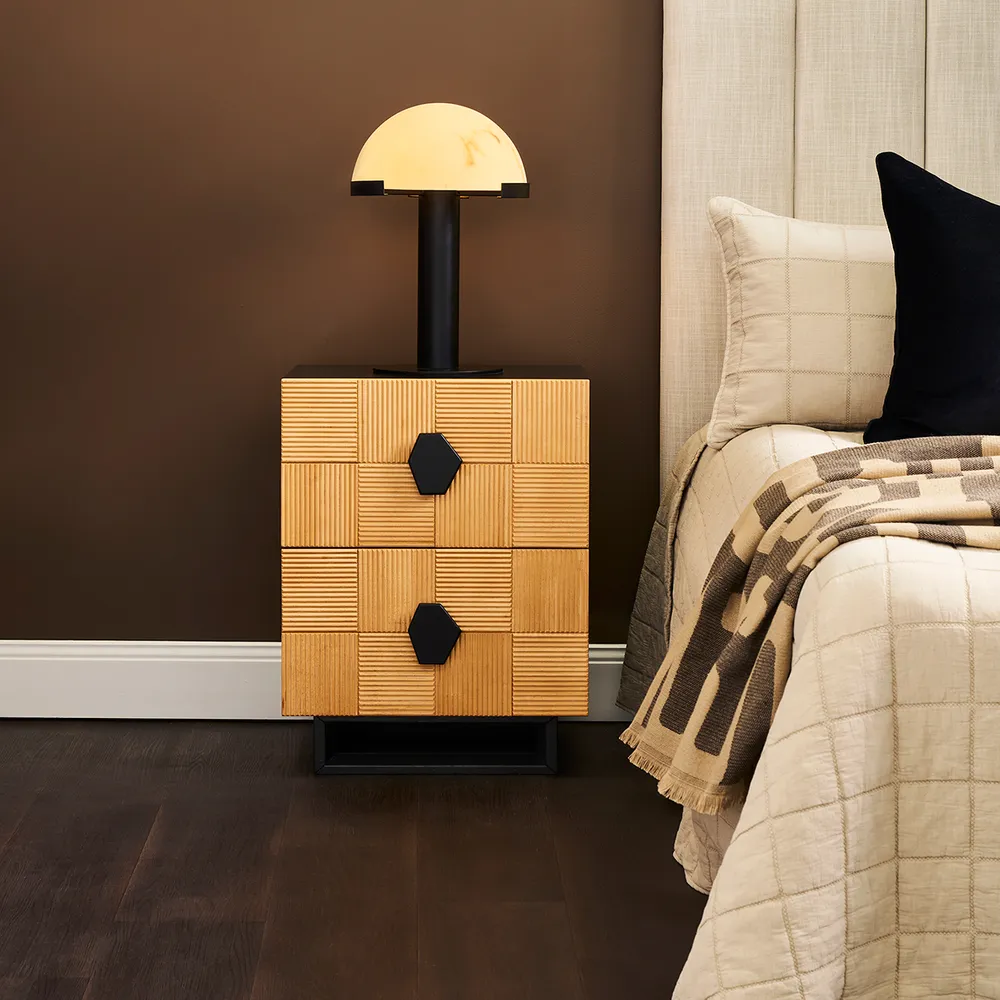 Alton Bedside Table Small Natural And Black1