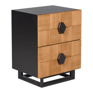 Alton Bedside Table Small Natural And Black2
