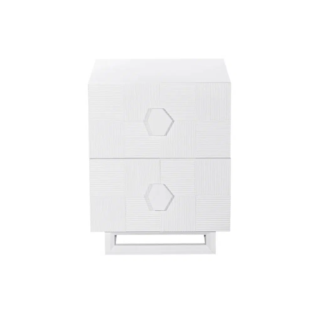 Alton Bedside Table Small White