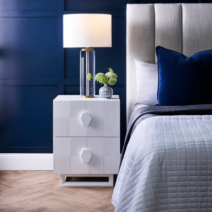 Alton Bedside Table Small White1