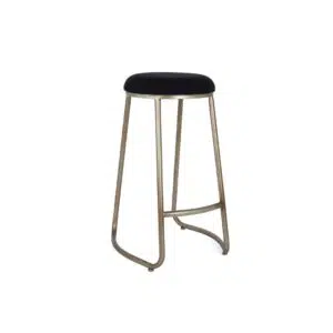 Annie Bar Stool   Black Linen