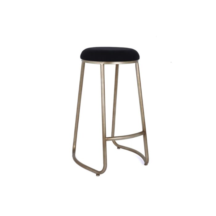 Annie Bar Stool – Black Linen