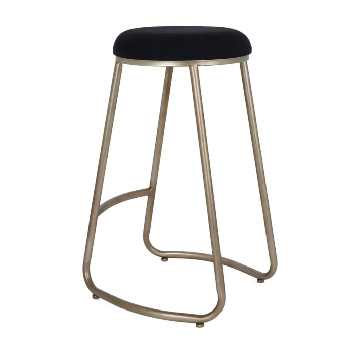 Annie Bar Stool Black Linen3