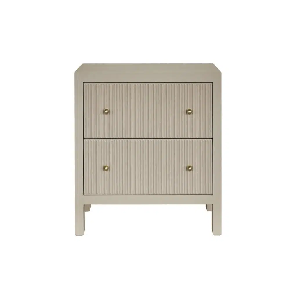 Ariana Bedside Table Large Beige