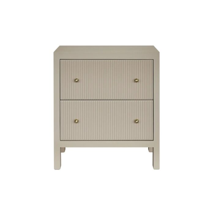 Ariana Bedside Table – Large Beige