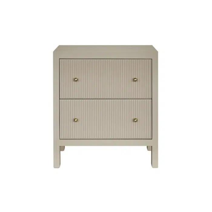 Ariana Bedside Table – Large Beige