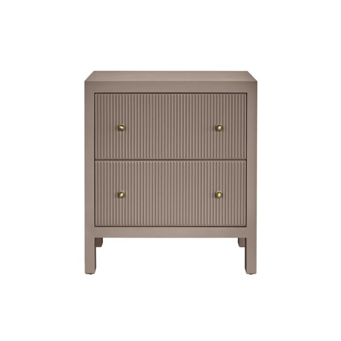 Ariana Bedside Table Large Taupe