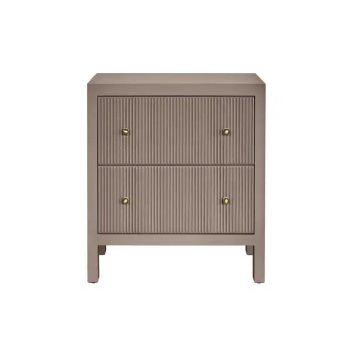 Ariana Bedside Table – Large Taupe